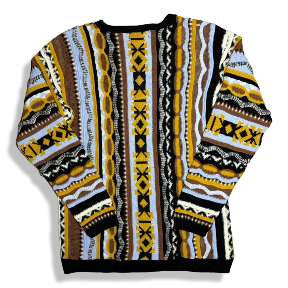 Multicolor 3D Knit Sweater - Picture 2 of 4